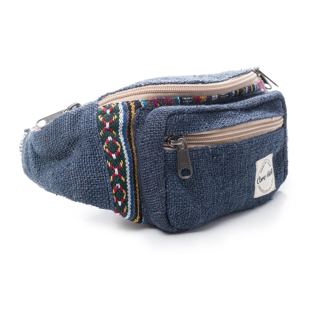 Women's denim belt bag with silk lining and removable handle – Charly et moi